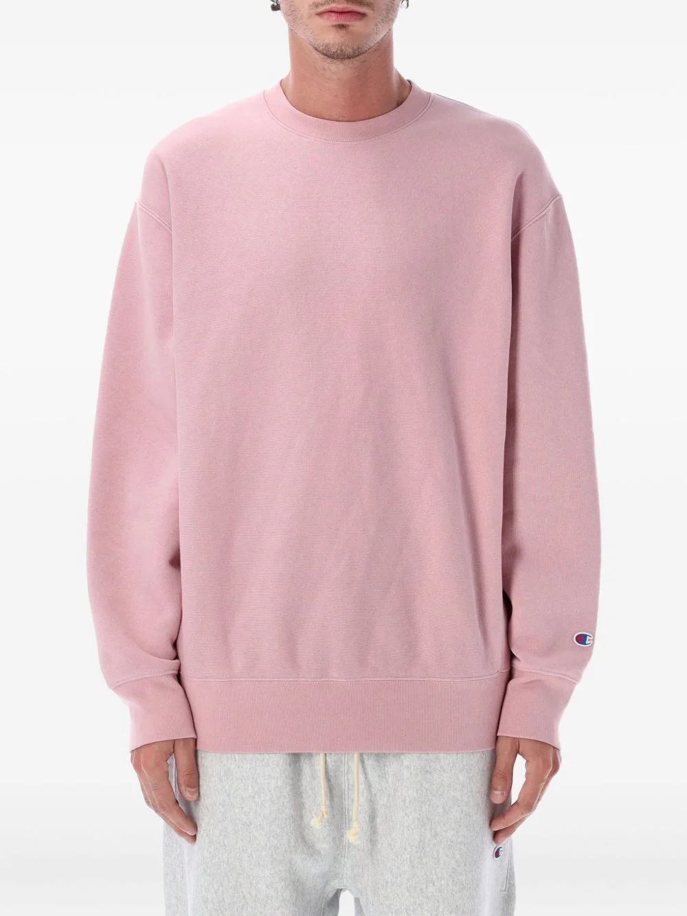 logo crew-neck sweatshirt - 1