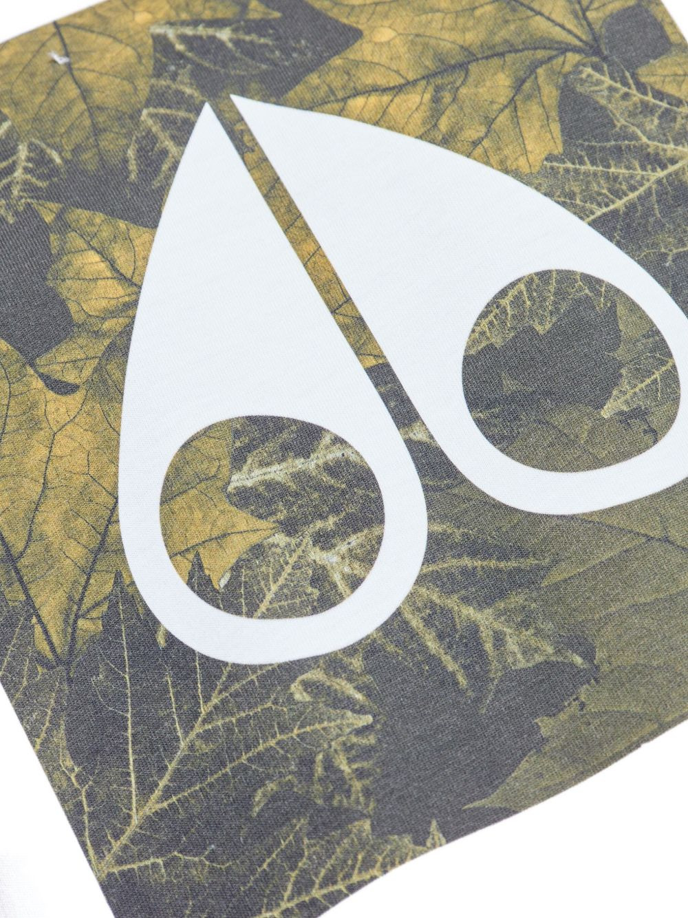 leaf-print logo T-shirt - 5