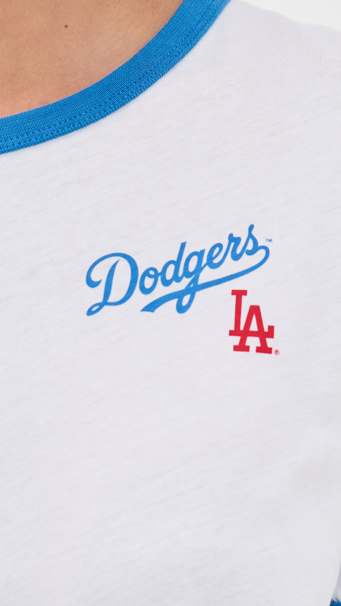 LA Dodgers Serif Ringer Tee - 5