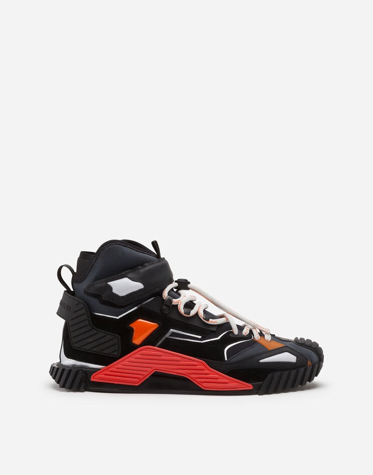 NS1 high-top sneakers in mixed materials - 1