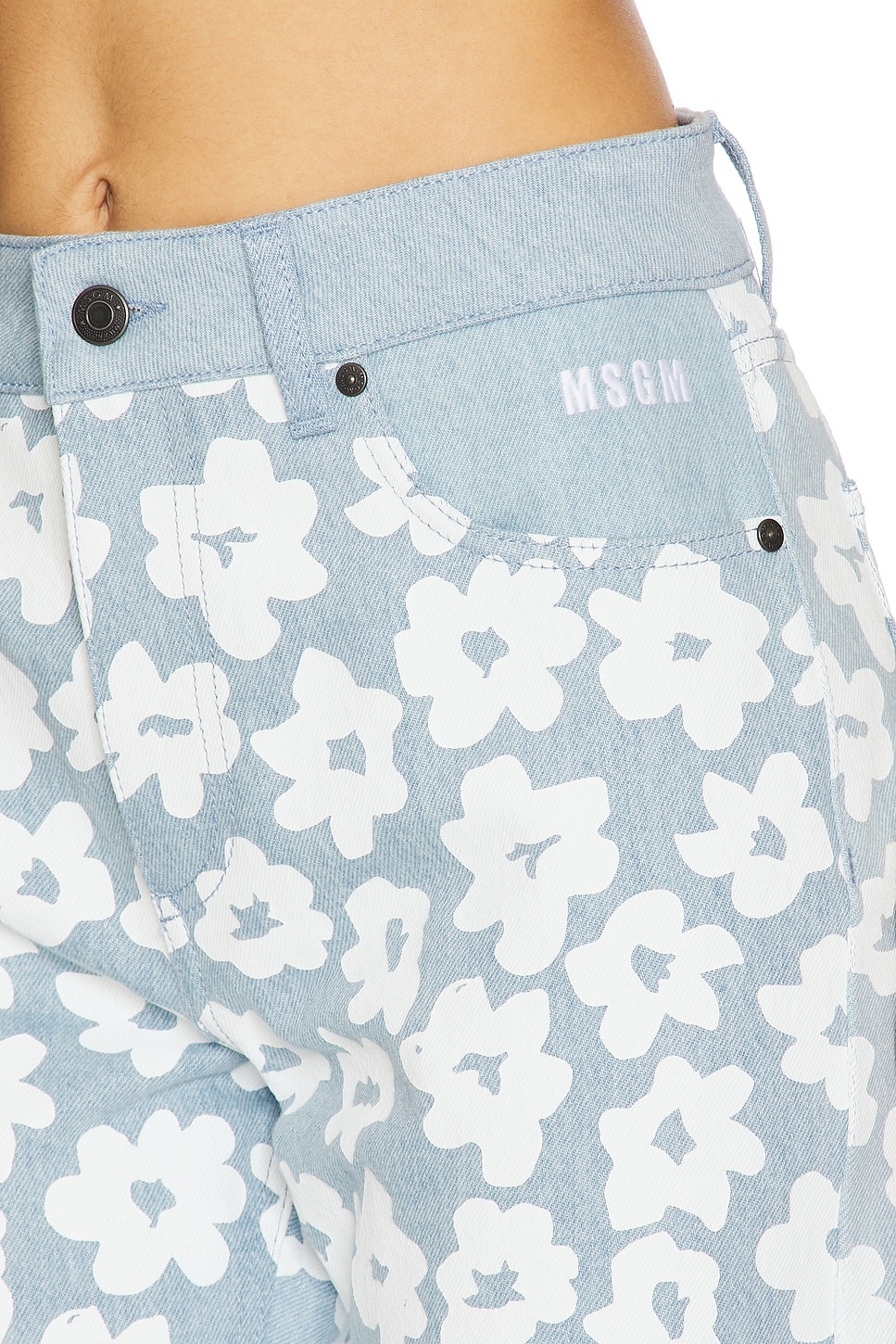 Flower Print Wide Leg - 6