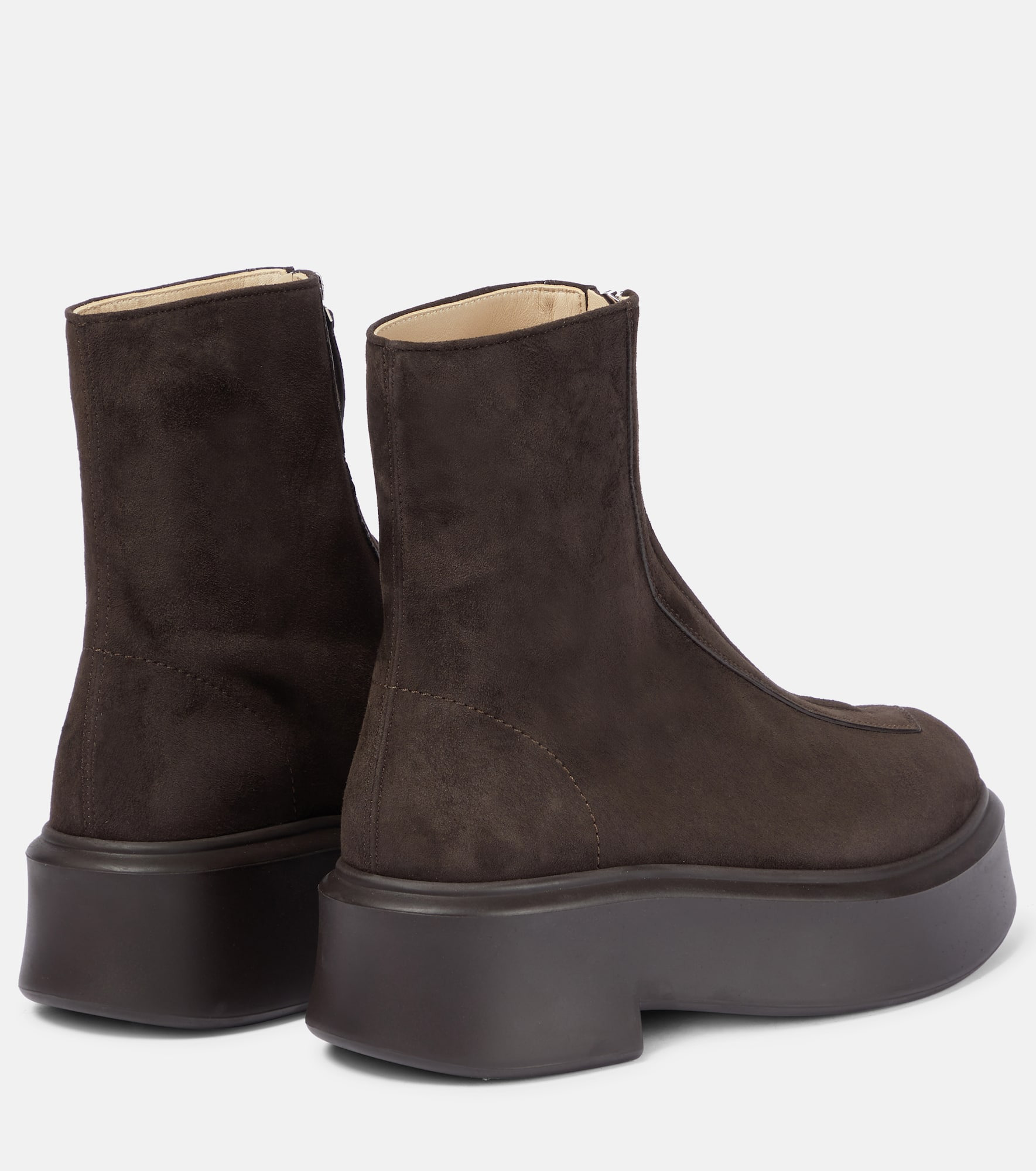 Zipped Boot 1 suede ankle boots - 3