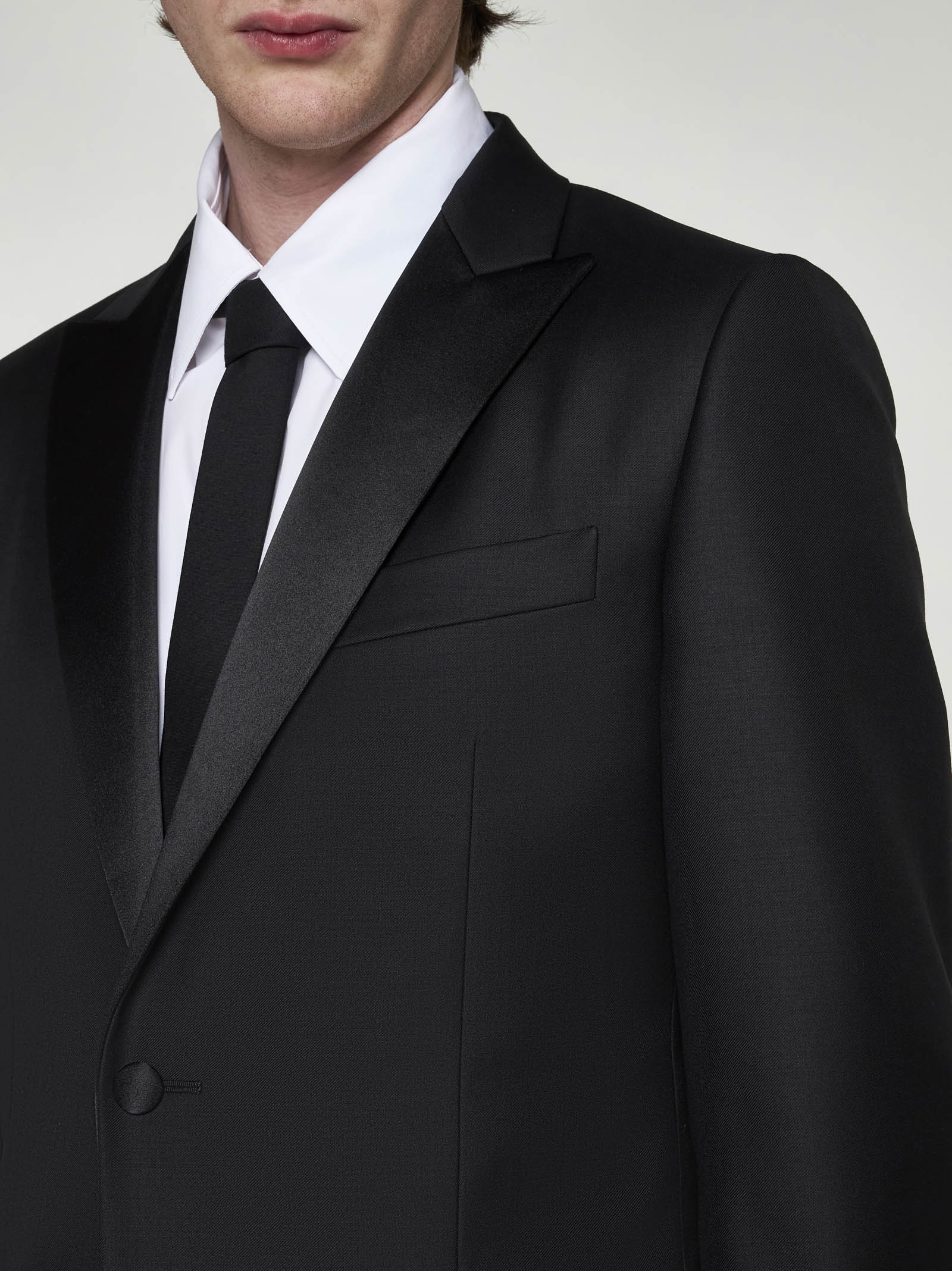 Wool-blend slim-fit tuxedo - 4