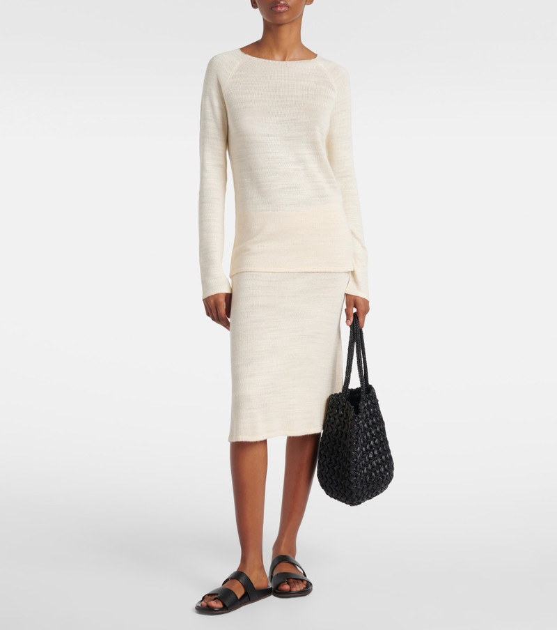 The Row Jipin silk sweater outlook