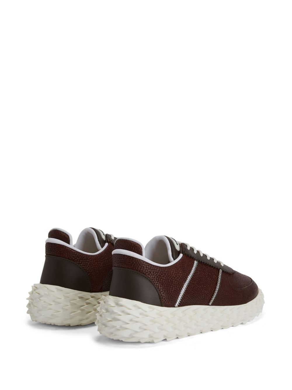 Urchin panelled leather sneakers - 3