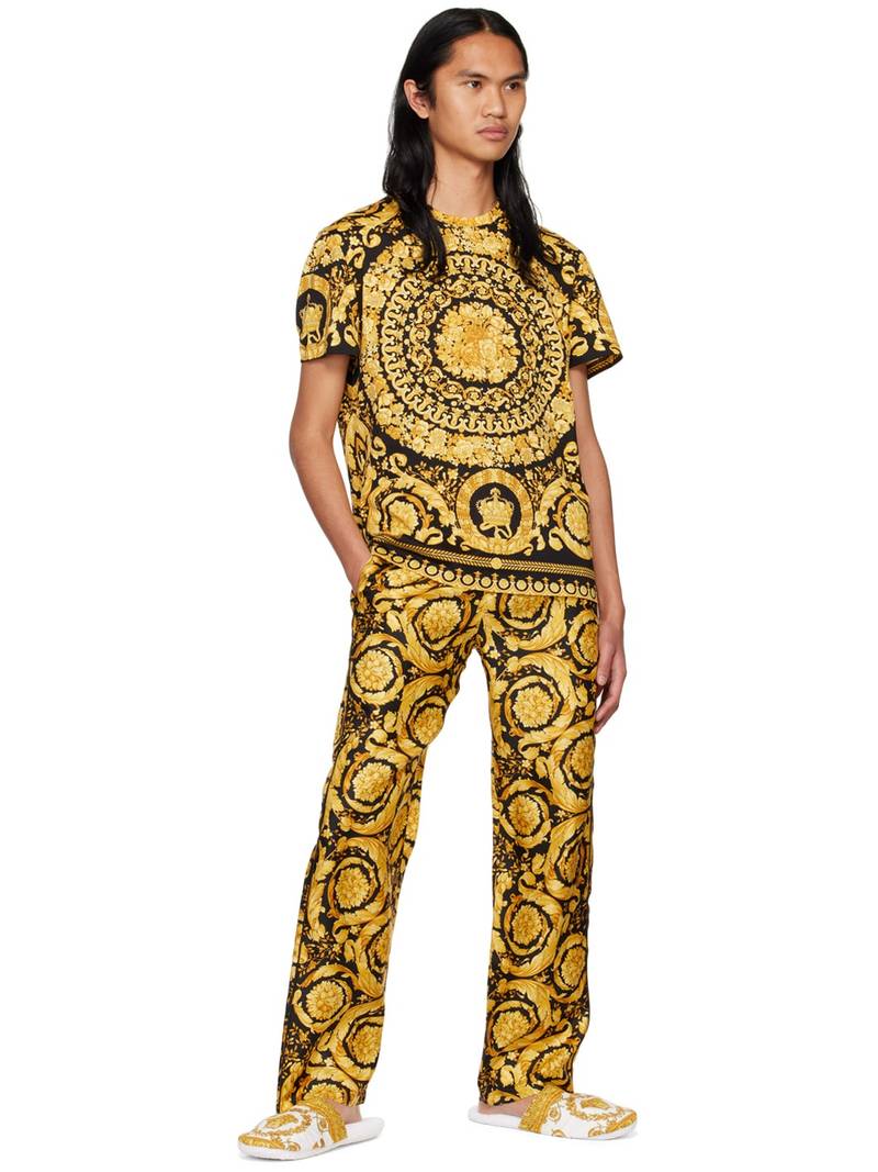 VERSACE White Baroque Slippers outlook