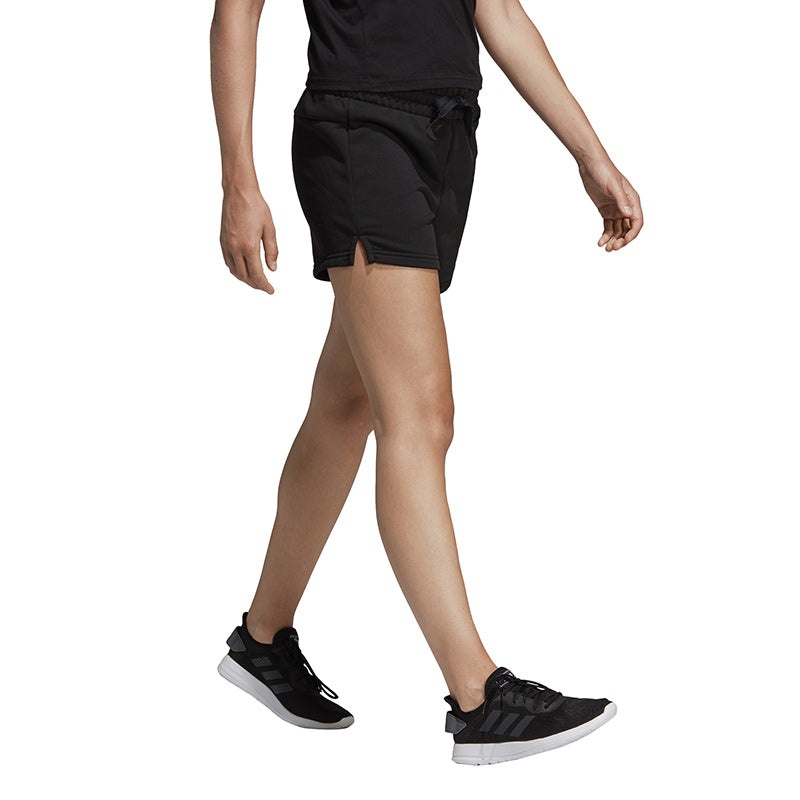 (WMNS) adidas Essentials Linear Logo Shorts 'Black White' DP2393 - 5