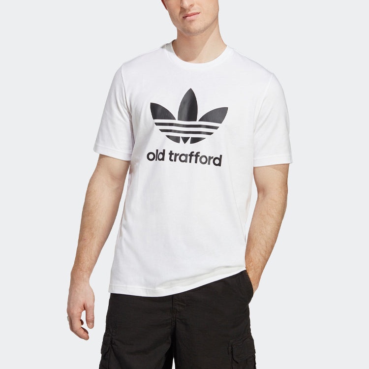 adidas originals Manchester United OG Trefoil T-Shirt 'White' IP5550 - 2