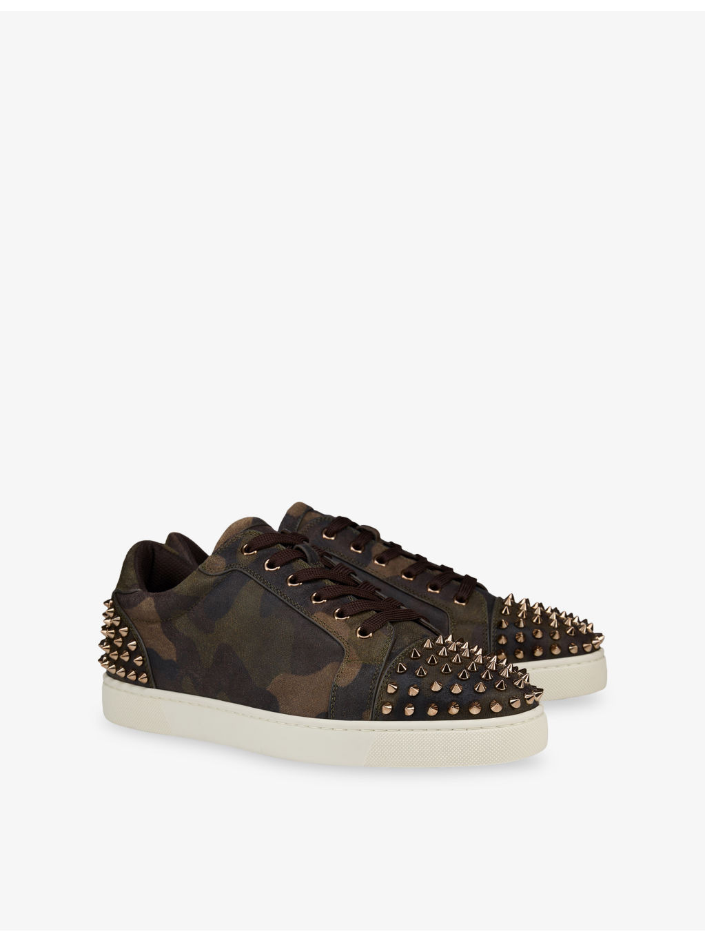 Seavaste 2 Camouflage Leather Trainers - 3