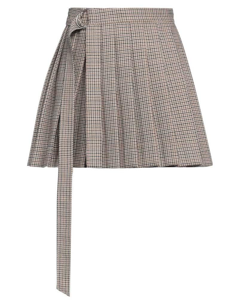 Beige Women's Mini Skirt 1