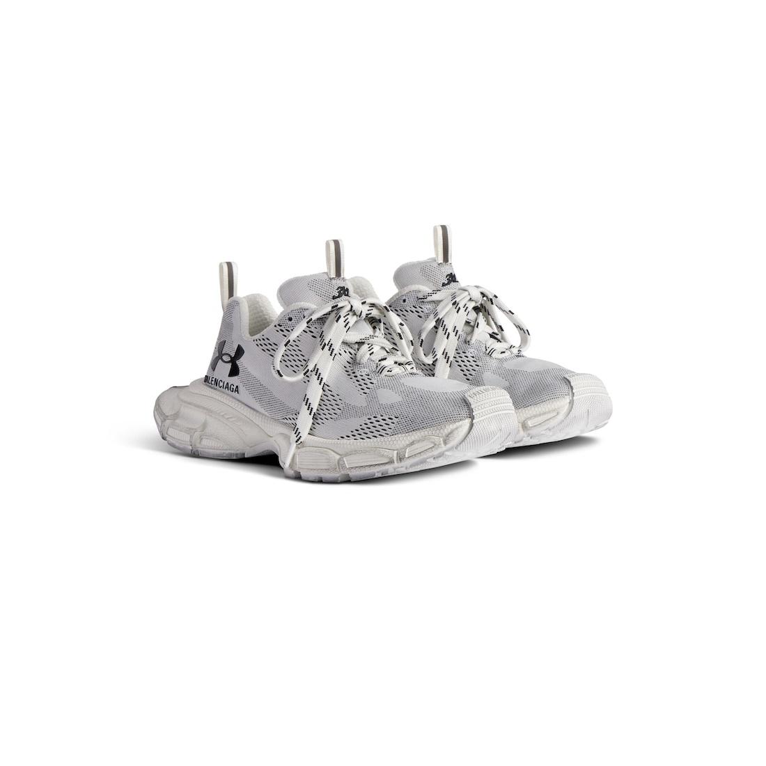 【BALENCIAGA】アンダーアーマー 3XL 50mm ニットスニーカー Men's Under Armour® 3xl Knit Sneaker in Black/white