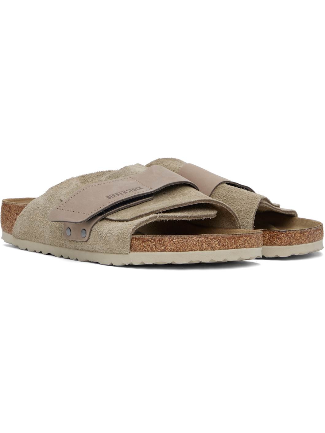 Taupe Regular Kyoto Sandals - 4