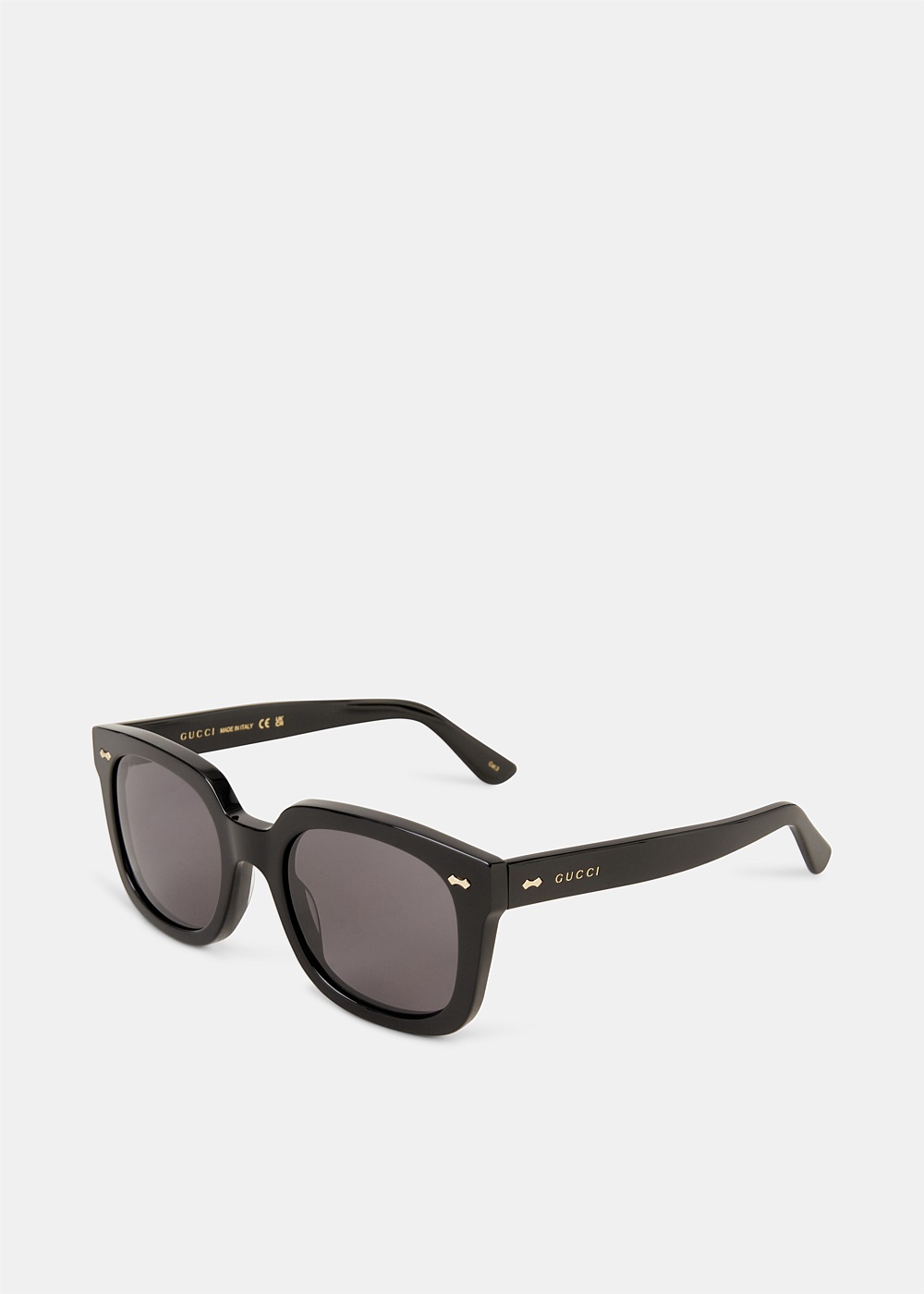 Black Rectangular Sunglasses - 2