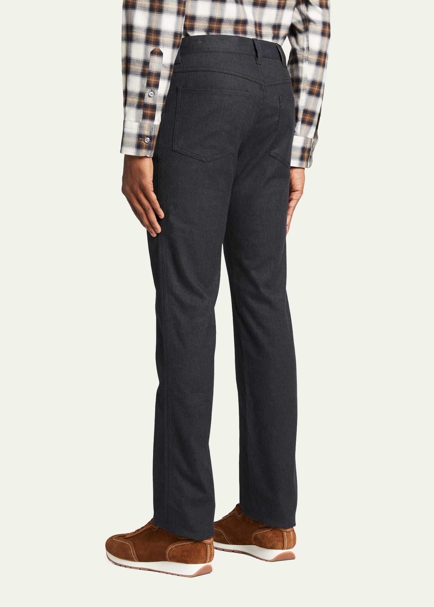 Men's Flannel 5-Pocket Pants - 5