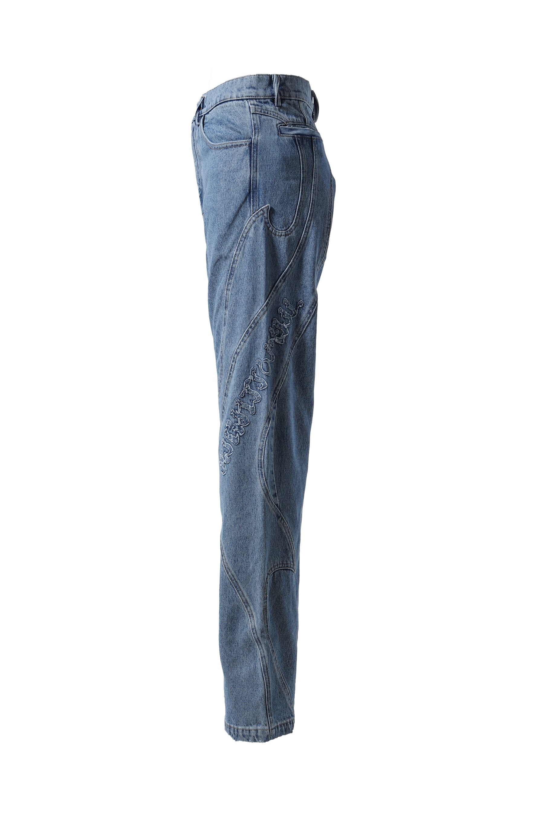 RIDER DENIM PANTS / BLU - 7