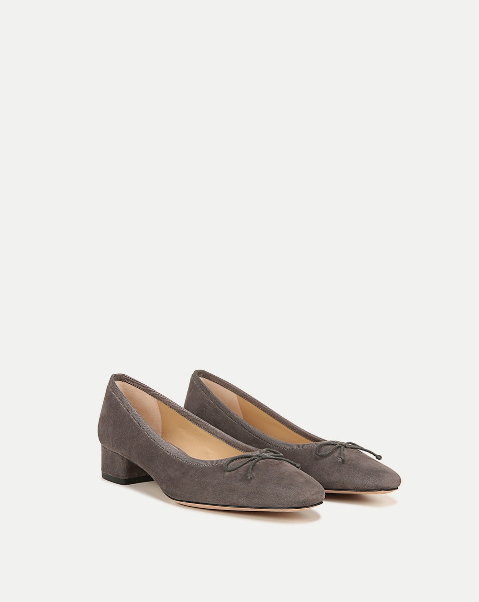 CECILE SUEDE BALLET PUMP - 2