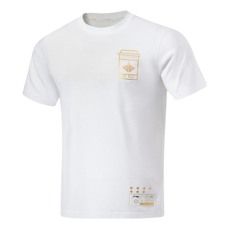 Li-Ning Jimmy Butler Pro Basketball Short Sleeve T-shirt 'White' ATST091-6 - 1