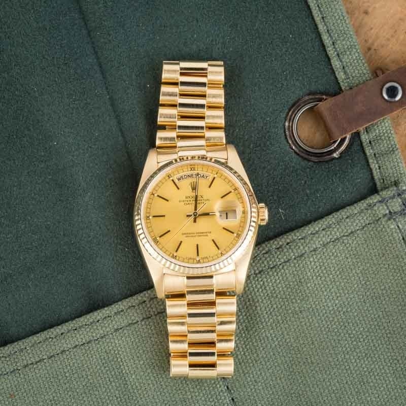 Rolex Day-Date Ref 18038 Yellow Gold - 6