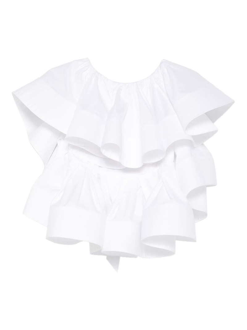 ruffles-detail blouse 1