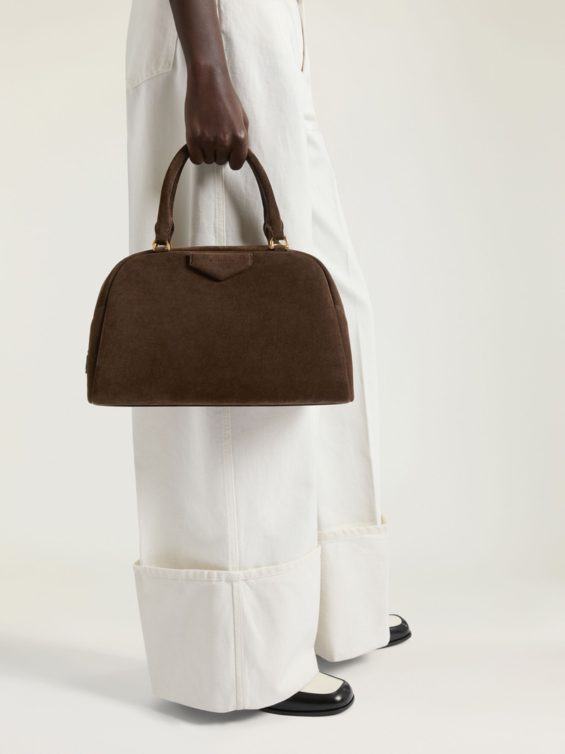 Givenchy ANTIGONA EAST-WEST BOWLING BAG IN SUEDE outlook