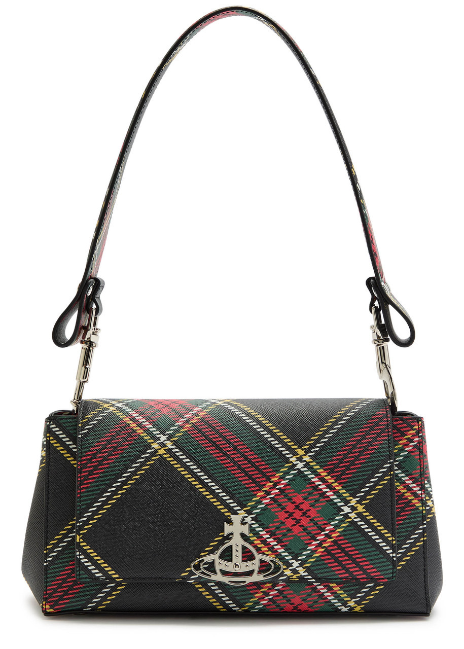 Vivienne Westwood Hazel Medium Checked Leather Shoulder bag - 1