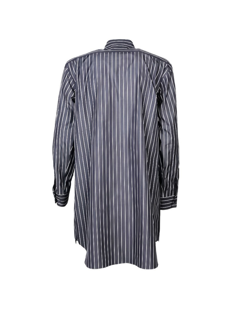 Comme des Garçons Homme Plus striped panelled shirt outlook