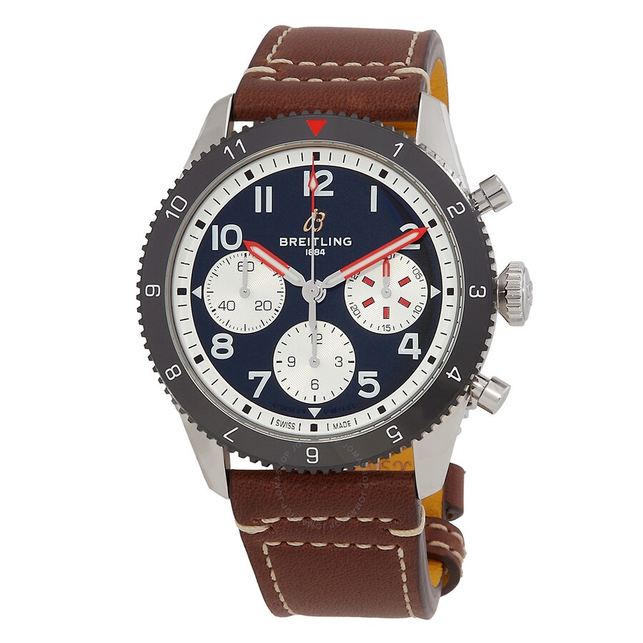 Breitling Classic AVI Chronograph Automatic Black Dial Men's Watch Y233801A1B1X1 - 1