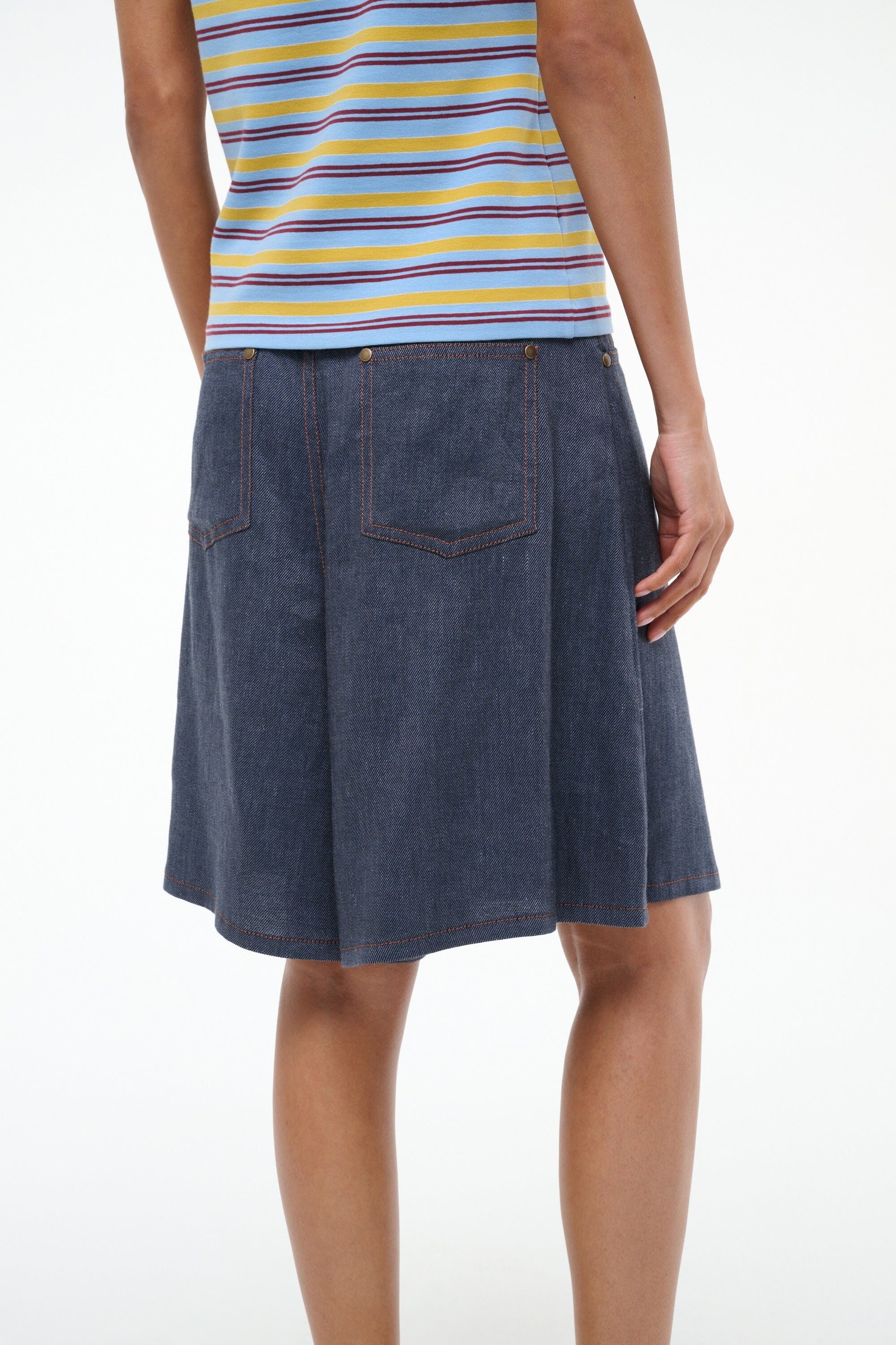 STAUD KNIGHT SHORT CHAMBRAY - 5