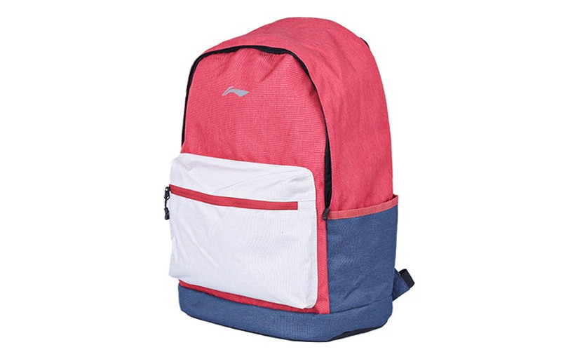 Li-Ning Li-Ning Logo Backpack 'Pink White Blue' ABSQ564-3 outlook