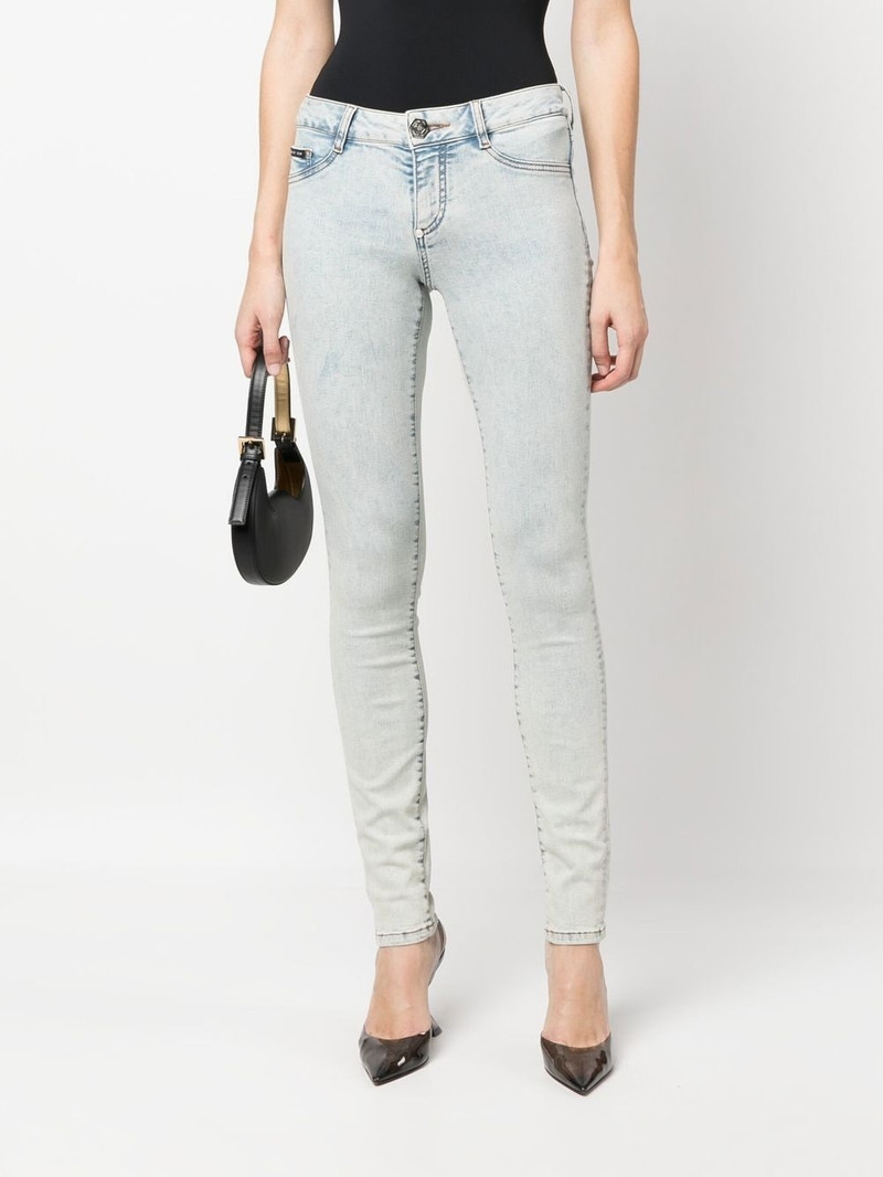 PHILIPP PLEIN high-rise skinny-cut jeans outlook