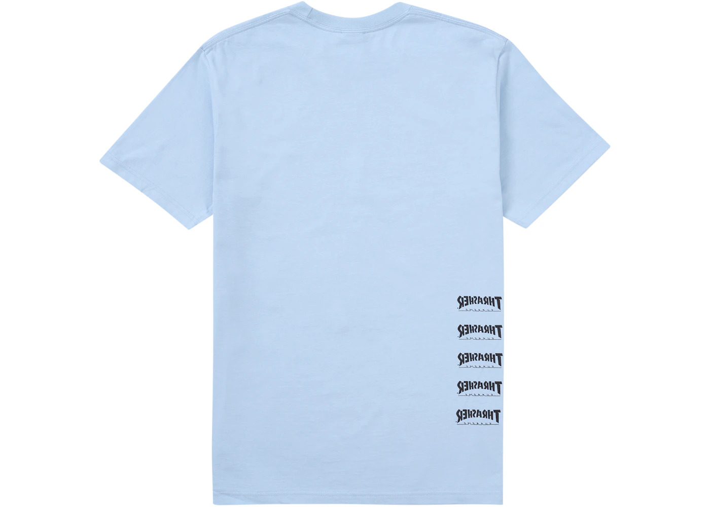 Supreme Thrasher Back Tail Tee Baby Blue - 2