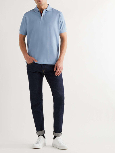 Paul Smith Slim-Fit Cotton-Piqué Polo Shirt outlook