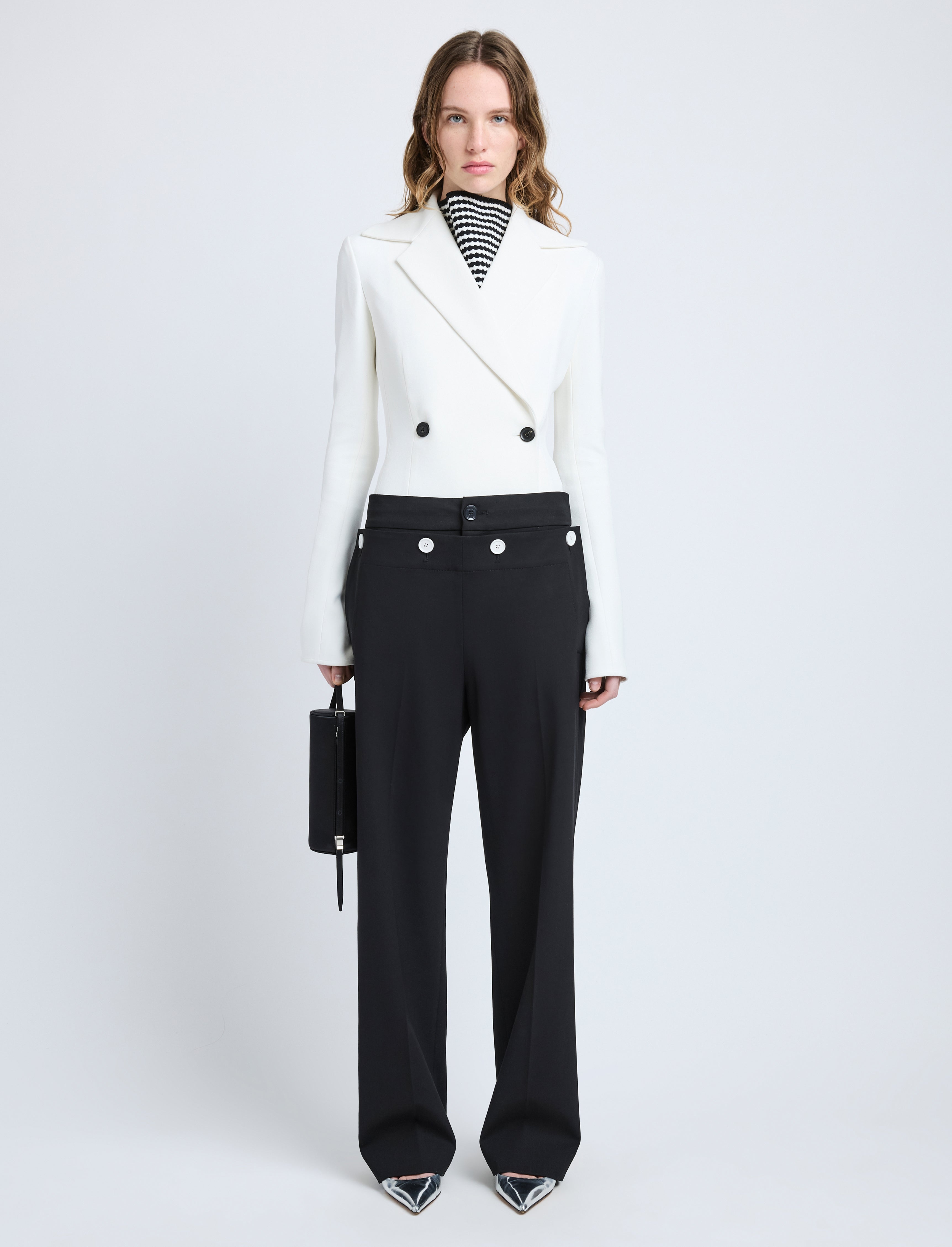 Oliver Pant in Wool Gabardine - 2