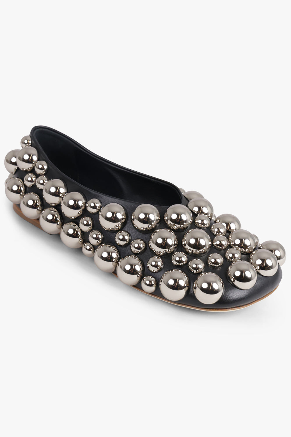 MISMATCHED DORA EMBELLISHED FLAT SLIPPER | BLACK/SILVER/GOLD - 3