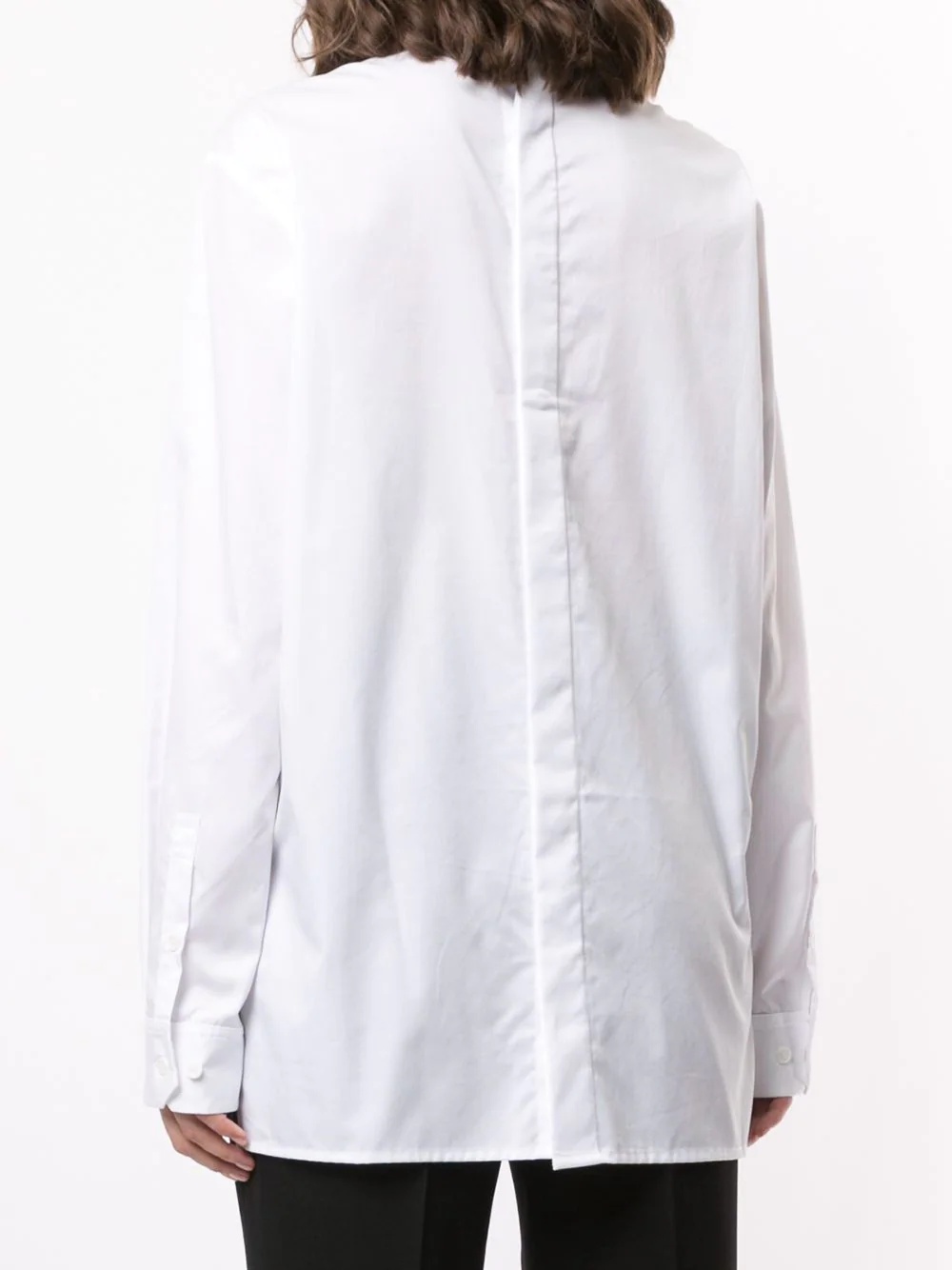 poplin placket shirt - 4