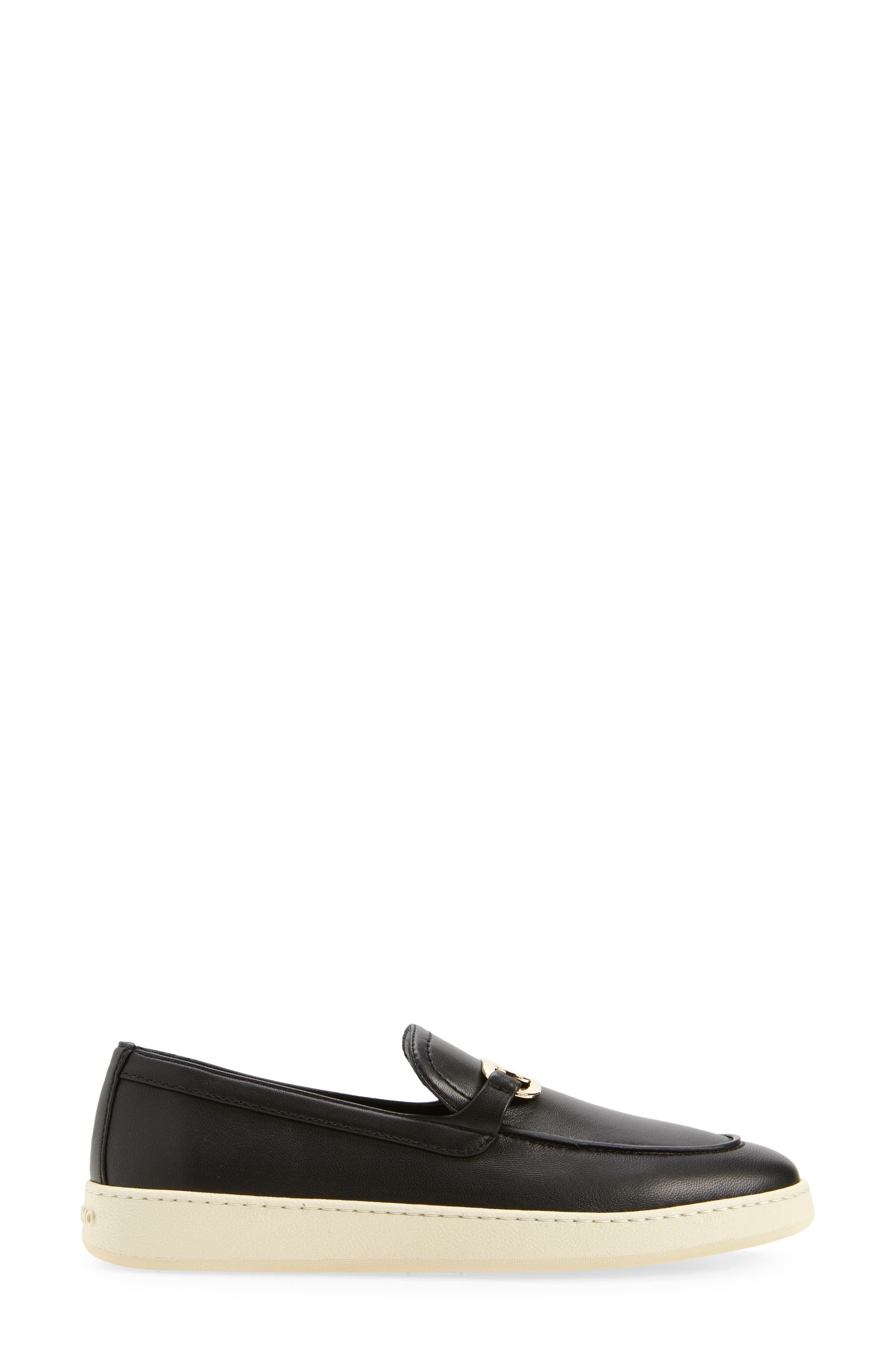 FERRAGAMO Crio Logo Loafer in Black at Nordstrom - 3