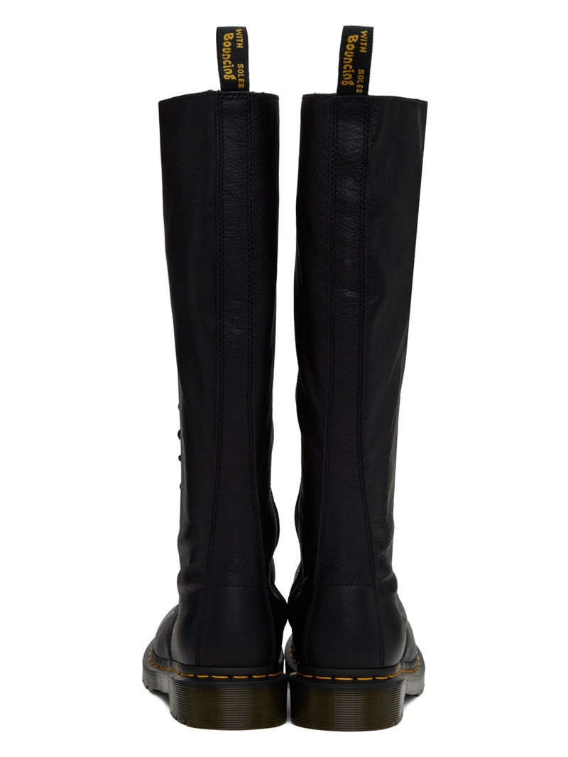 Dr. Martens Black 1B60 Virginia Leather Boots outlook