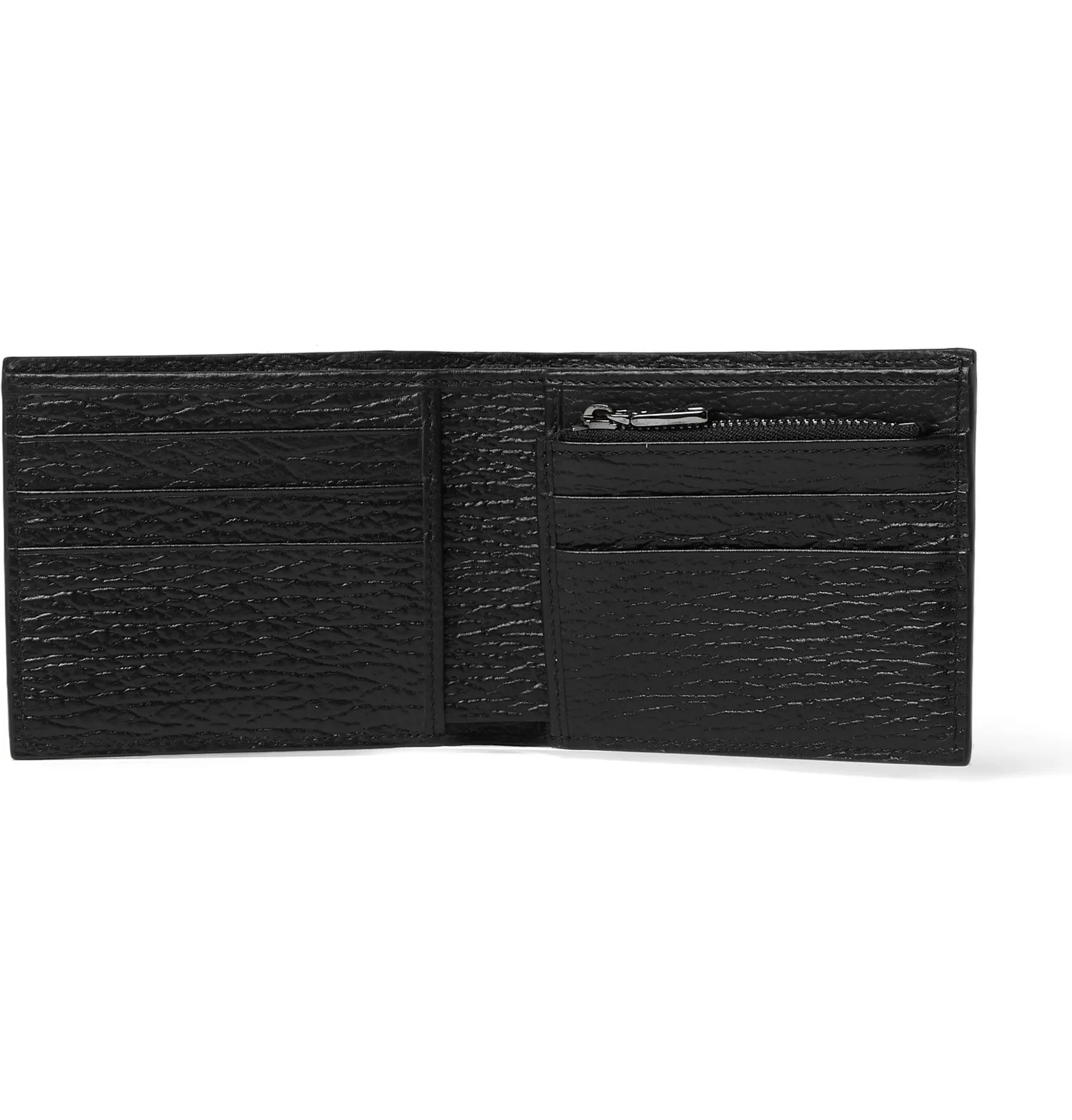 Logo-Appliquéd Textured-Leather Billfold Wallet - 2