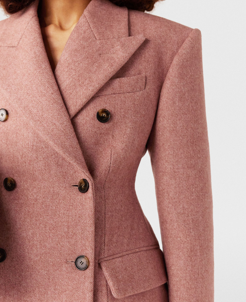 Double Breasted Moulded Blazer 3