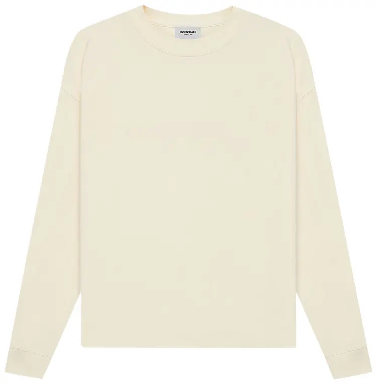 Fear of God Essentials Long-Sleeve T-Shirt 'Buttercream' 125SP212011F - 2