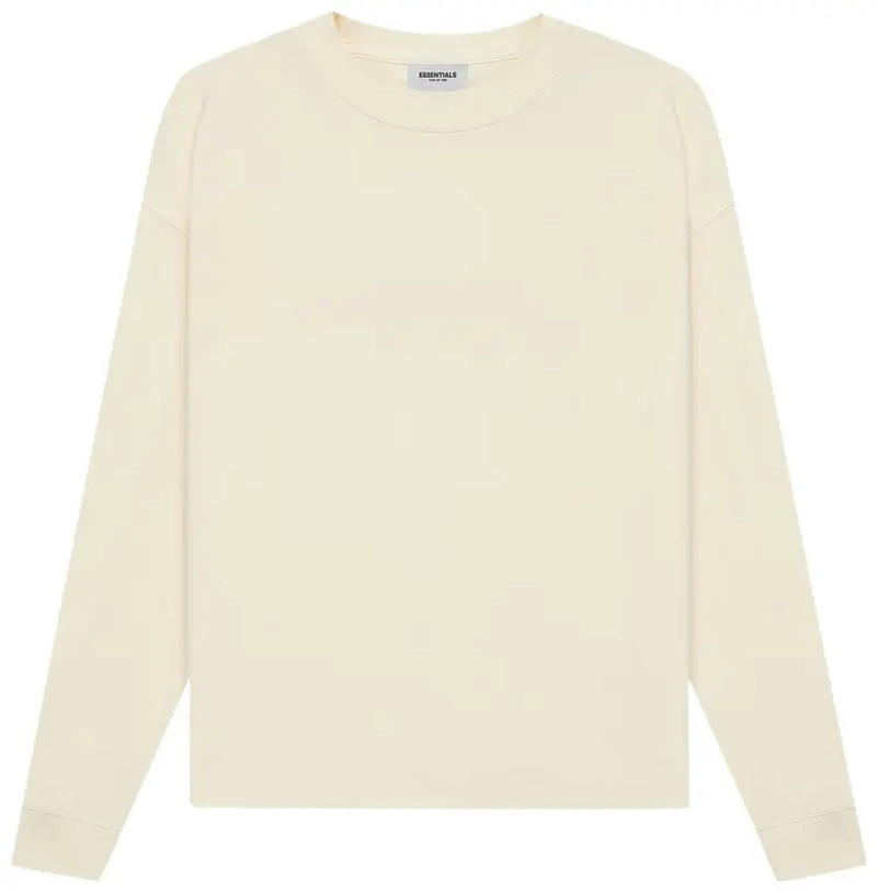ESSENTIALS Fear of God Essentials Long-Sleeve T-Shirt 'Buttercream' 125SP212011F outlook
