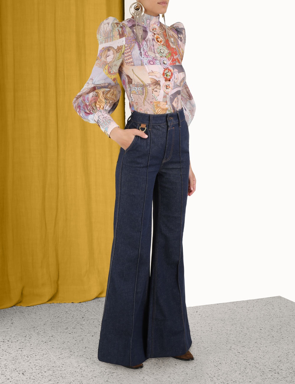 KALEIDOSCOPE WIDE LEG JEAN - 3