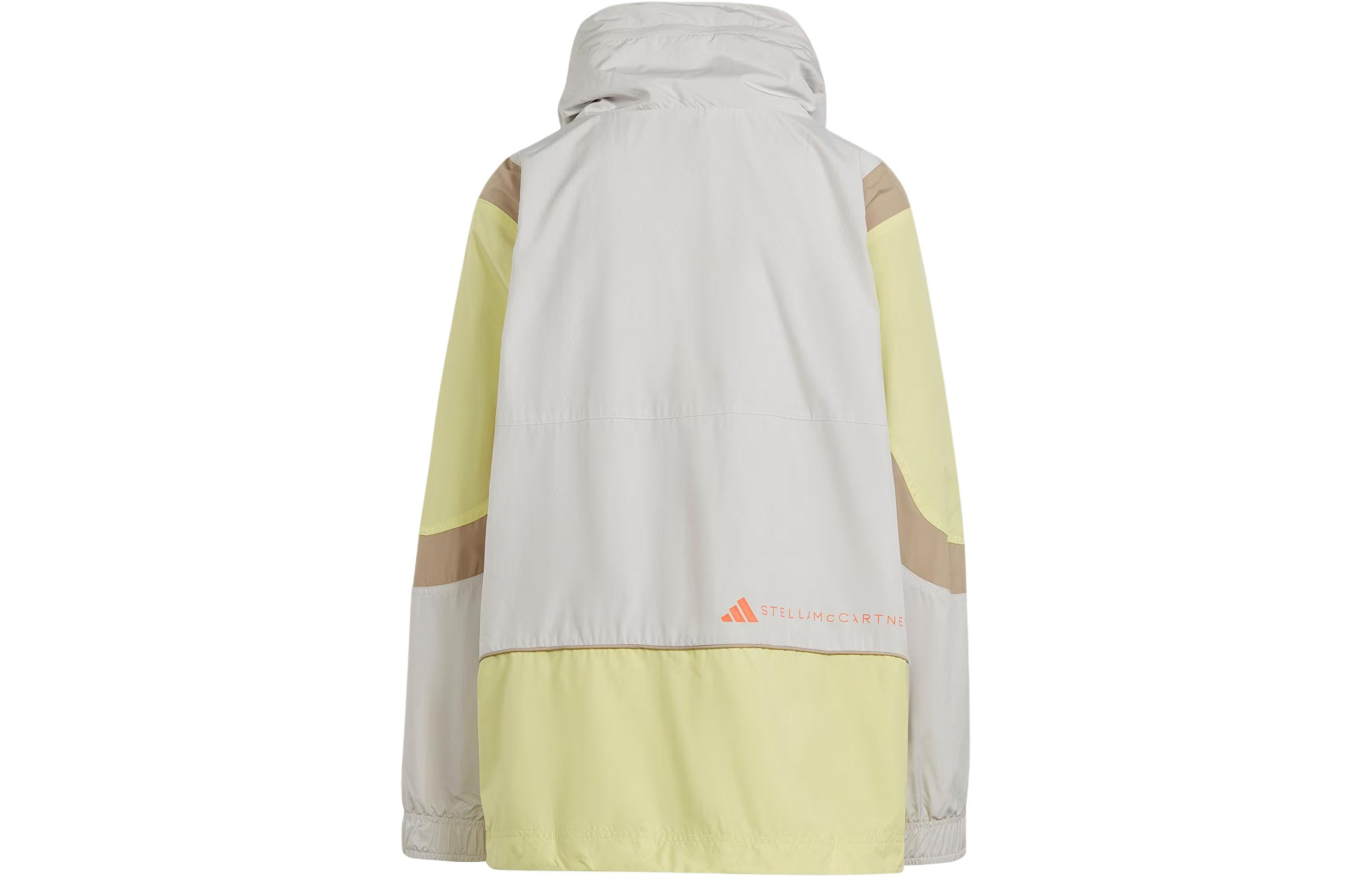 (WMNS) adidas By Stella McCartney Woven Track Top Asia Sizing 'White Yellow' IT7528 - 3