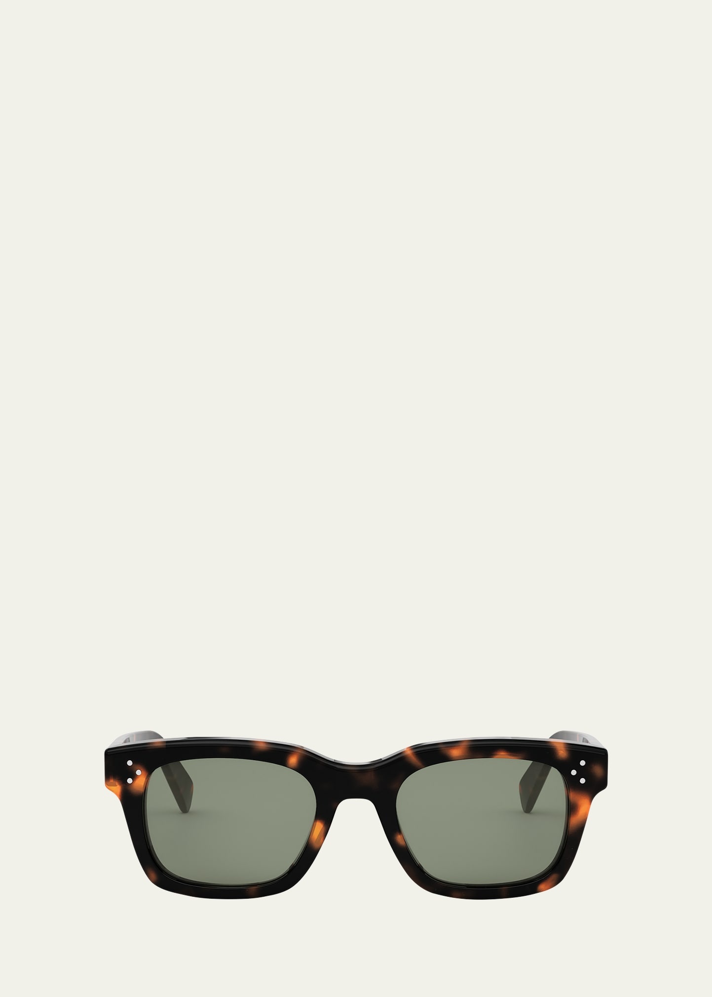 Men's Three Dots Acetate and Nylon Square Sunglasses - 1