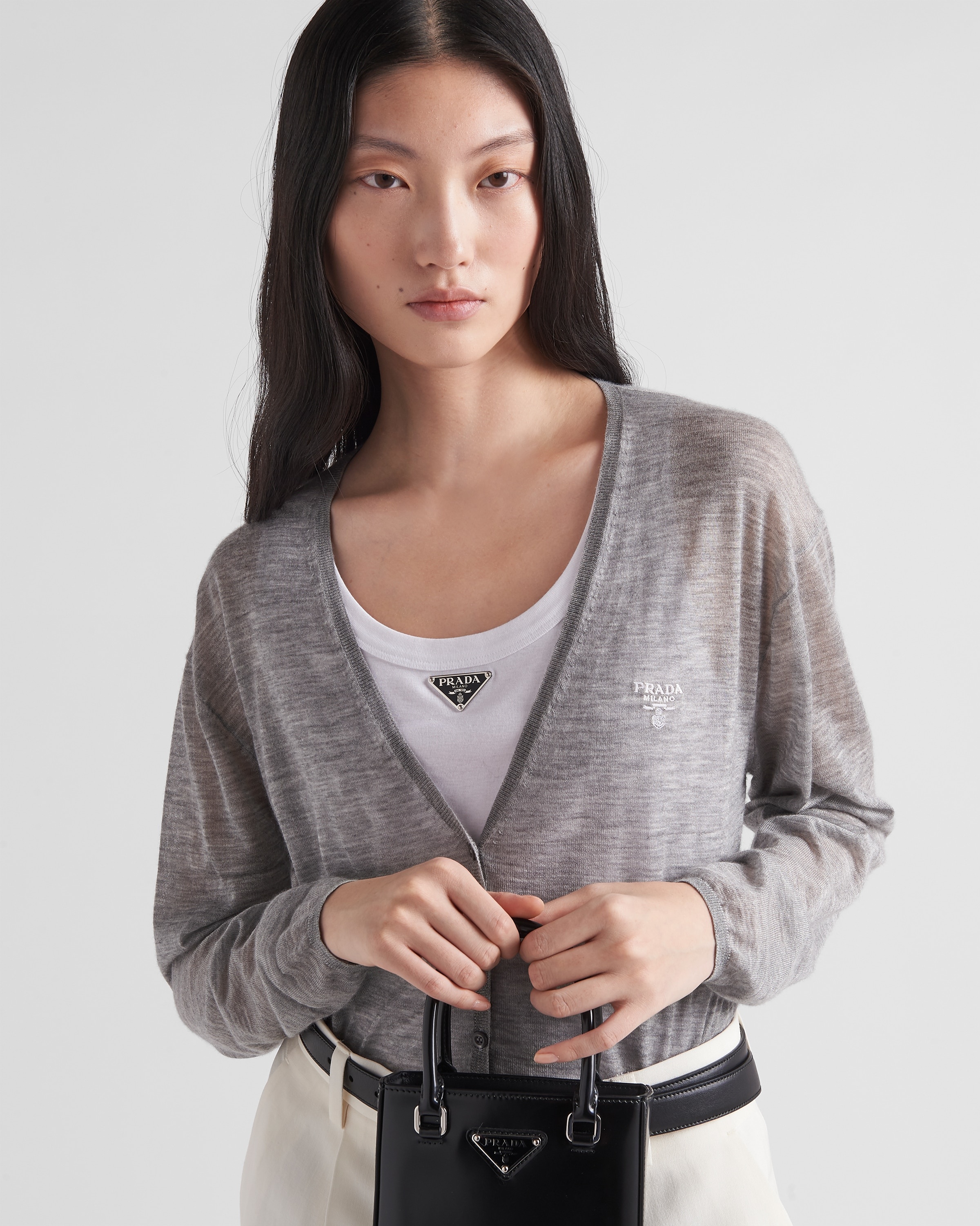 Cashmere and silk cardigan - 3