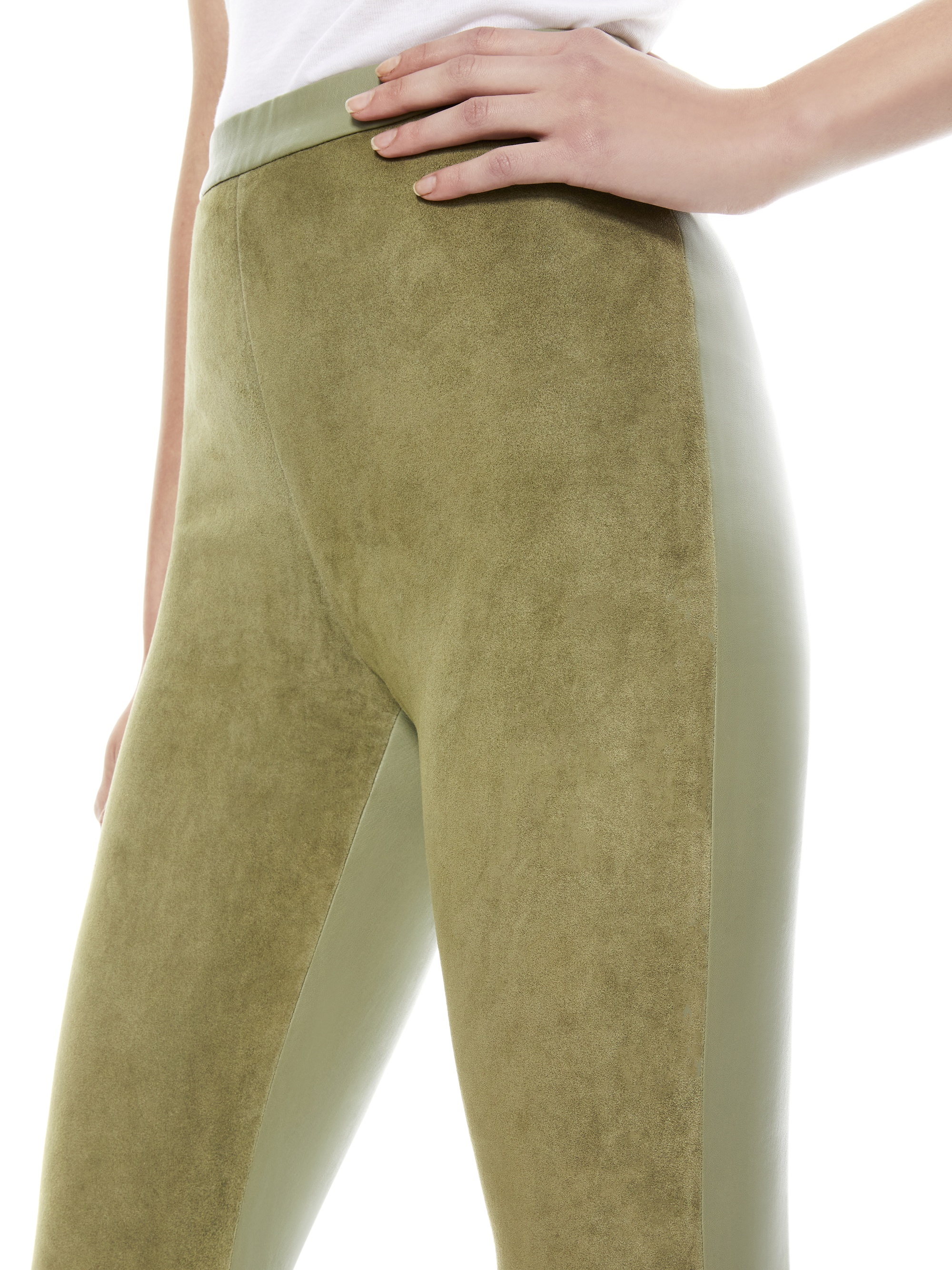 MADDOX SUEDE COMBO LEGGING - 5