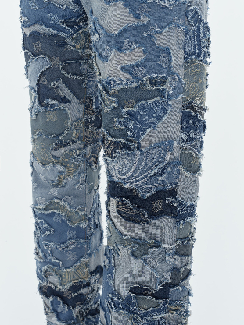 PATCHWORK CAMO STRAIGHT JEAN 7