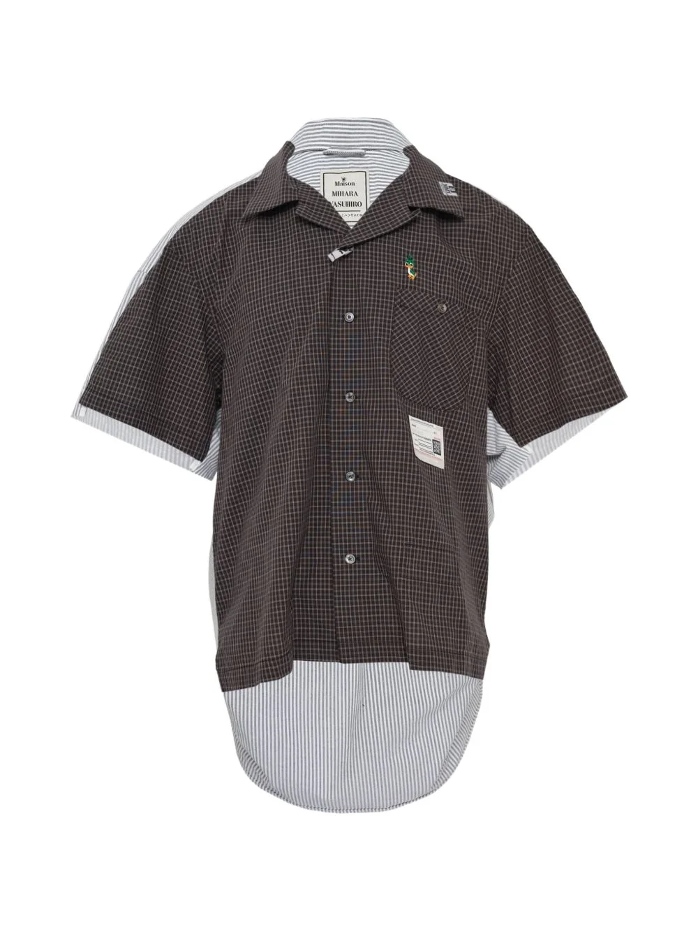 plaid striped shirt - 1