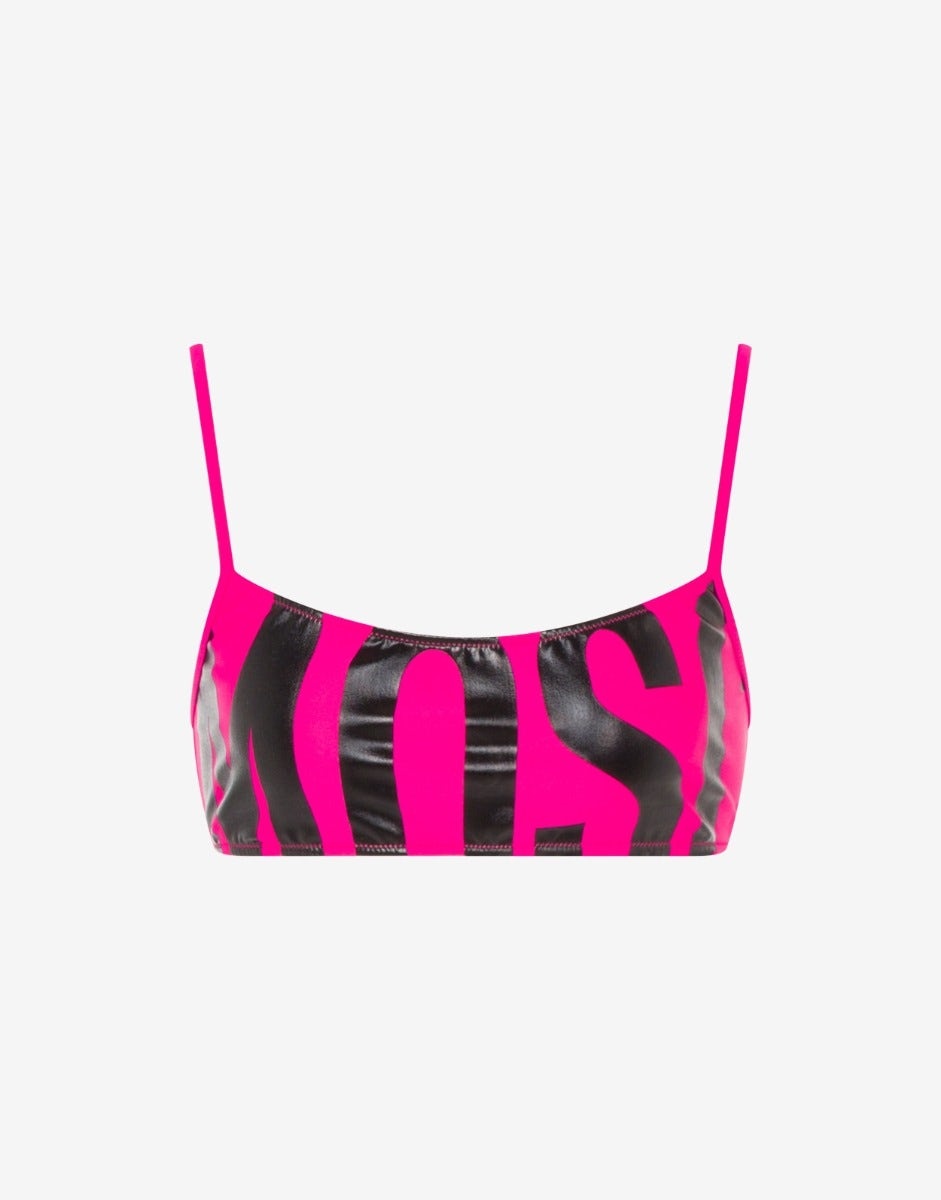 MAXI LOGO BIKINI TOP - 4