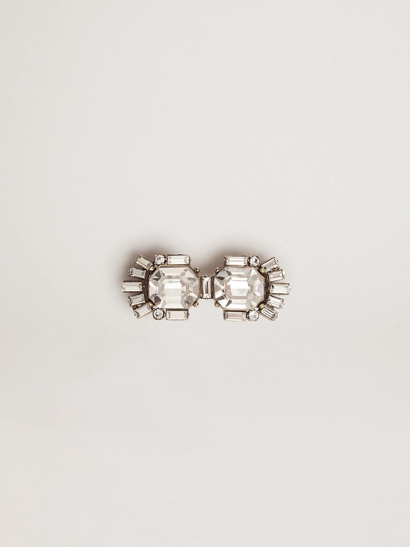 Lace accessory in antique gold color with crystals 1